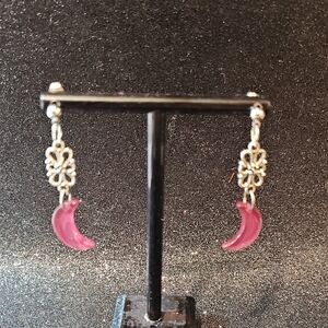 Handmade Crescent Moon Earrings